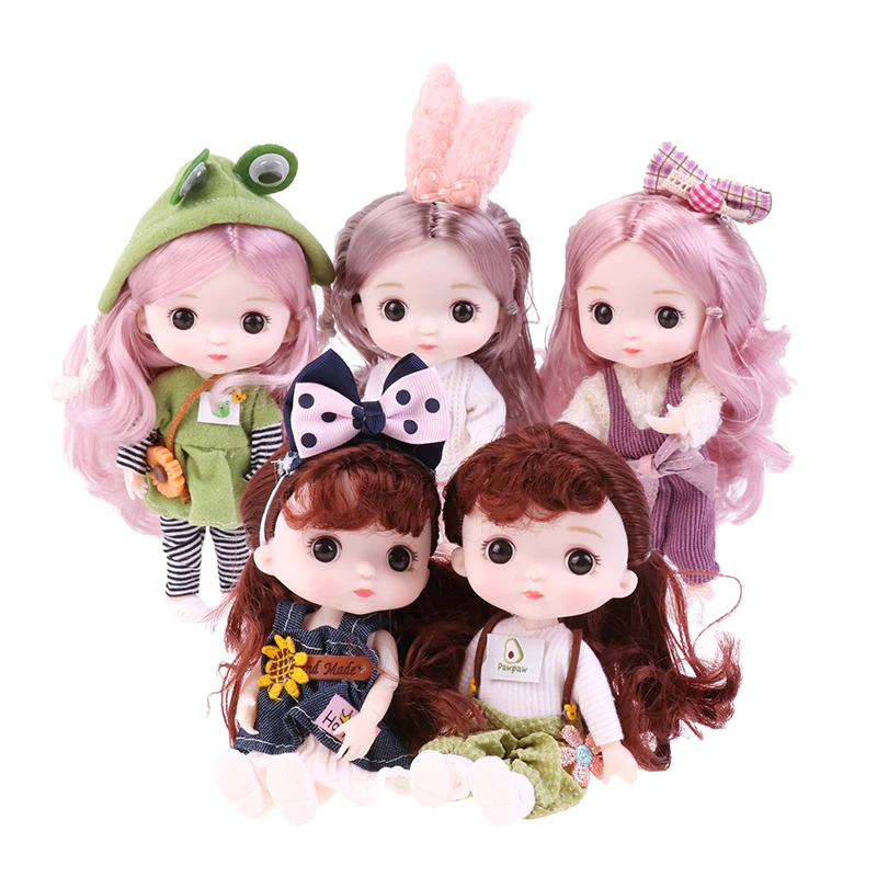 1/12 17cm Princess BJD Doll with Clothes Movable 13 Joints Fashion Doll Clothing Accessories Cute Girls Children Kids Toys Gifts
1/12 17cm Princess BJD Doll with Clothes Movable 13 Joints Fashion Doll Clothing Accessories Cute Girls Children Kids Toys Gifts