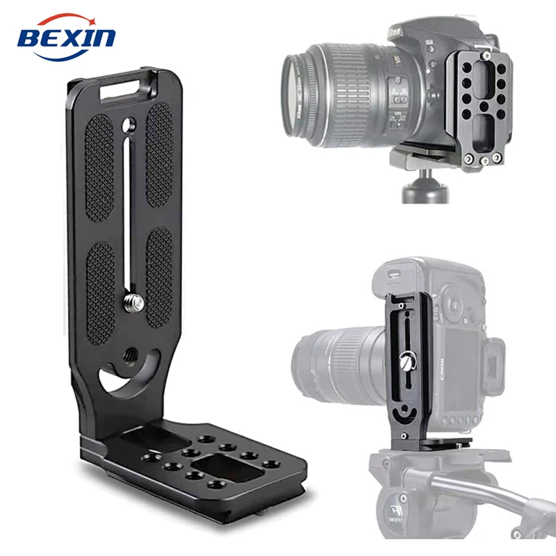 Universal Camera L Bracket Quick Release L Plate 1/4 Inch Screw Swiss Vertical Video Compatible For Canon Nikon Fuji Sony
Universal Camera L Bracket Quick Release L Plate 1/4 Inch Screw Swiss Vertical Video Compatible For Canon Nikon Fuji Sony