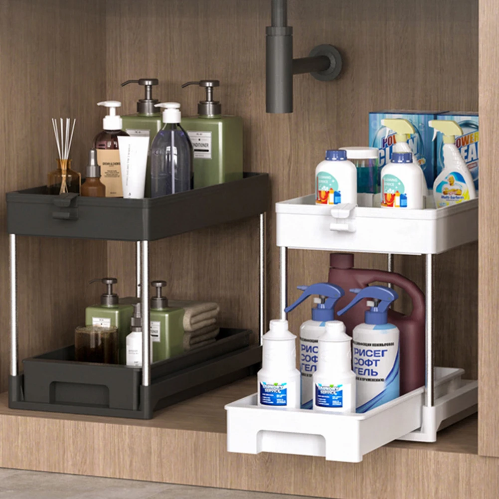 1/2Pcs Under Sink Storage Organizer Kitchen Organizer 2 Tier Drawer Multipurpose Rack Cabinet Bathroom Storage Holder Spice Rack
1/2Pcs Under Sink Storage Organizer Kitchen Organizer 2 Tier Drawer Multipurpose Rack Cabinet Bathroom Storage Holder Spice Rack
