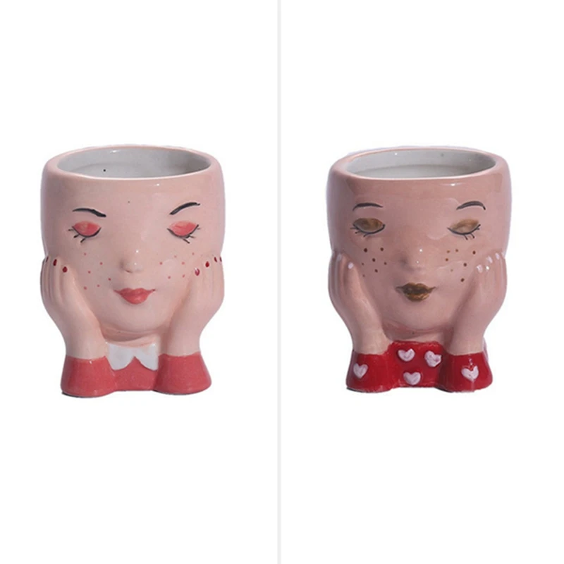 Керамический цветочный горшок с человеческим лицом, креативная ваза с милым лицом, скульптура, поделки, суккуленты, искусственное украшени...
Керамический цветочный горшок с человеческим лицом, креативная ваза с милым лицом, скульптура, поделки, суккуленты, искусственное украшени...