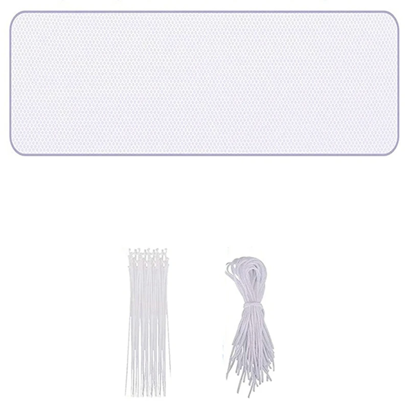2X Stairway Net - Baby Safety Rail - Balcony Railing Guard Banister Proofing Stair Net For Child, Pet- Indoor & Outdoo
2X Stairway Net - Baby Safety Rail - Balcony Railing Guard Banister Proofing Stair Net For Child, Pet- Indoor & Outdoo