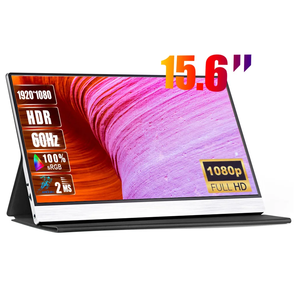 15.6 Inch1080P FHD Portable Monitor 100%sRGB HDR IPS A Screen HDMI Type-C Gaming Display For Computer Laptop Xbox PS4/PS5 Switch
15.6 Inch1080P FHD Portable Monitor 100%sRGB HDR IPS A Screen HDMI Type-C Gaming Display For Computer Laptop Xbox PS4/PS5 Switch