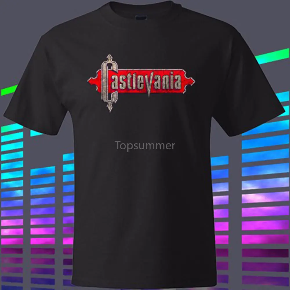 New Castlevania Logo Famous Video Game Men'S Black T-Shirt Size S To 2Xl Hip Hop Clothing Cotton Short Sleeve T Shirt
New Castlevania Logo Famous Video Game Men'S Black T-Shirt Size S To 2Xl Hip Hop Clothing Cotton Short Sleeve T Shirt