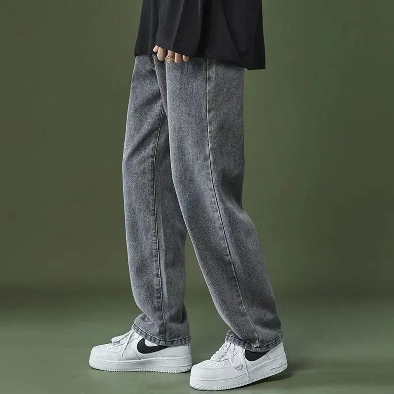 Casual Fashion Autumn Wide Leg Loose Korean Long Jeans Student Trousers Men's New Leg Pants Grey Straight
Casual Fashion Autumn Wide Leg Loose Korean Long Jeans Student Trousers Men's New Leg Pants Grey Straight