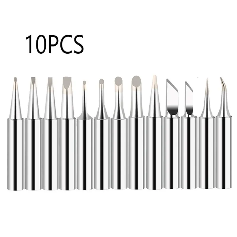 10pcs 900M-T Pure Copper Soldering Iron Tips For Welding Iron Lead-Free Welding Tips Head For Welding Equipment Soldering
10pcs 900M-T Pure Copper Soldering Iron Tips For Welding Iron Lead-Free Welding Tips Head For Welding Equipment Soldering