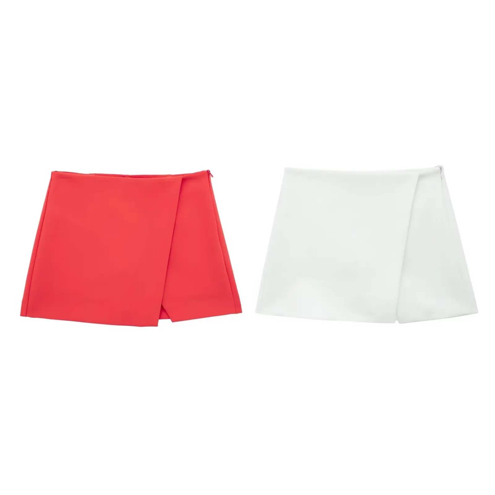 Women 2023 New Chic Fashion Summer 2 Colors Dissymmetry Shorts Skirts Vintage High Waist Zipper Female Skorts Mujer
Women 2023 New Chic Fashion Summer 2 Colors Dissymmetry Shorts Skirts Vintage High Waist Zipper Female Skorts Mujer