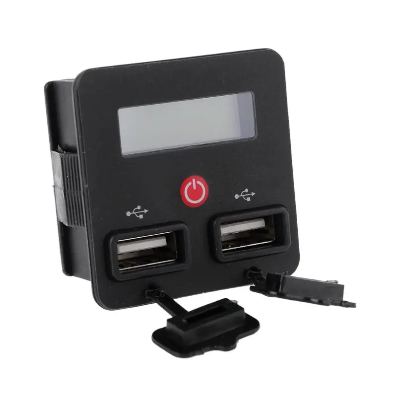 Practical Digital Battery Capacity Indicator Voltmeter LCD Display Panel High Precision 12V 24V Double USB Waterproof
Practical Digital Battery Capacity Indicator Voltmeter LCD Display Panel High Precision 12V 24V Double USB Waterproof