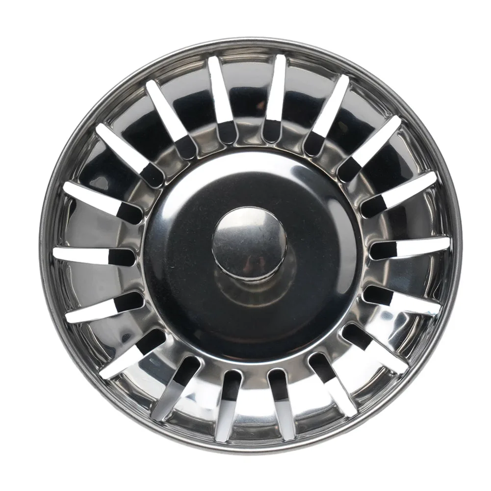 Kitchen Filter Waste Plug High Quality Stainless Steel Sink Strainer for Kitchen Drain Plug 80mm Durable Design
Kitchen Filter Waste Plug High Quality Stainless Steel Sink Strainer for Kitchen Drain Plug 80mm Durable Design