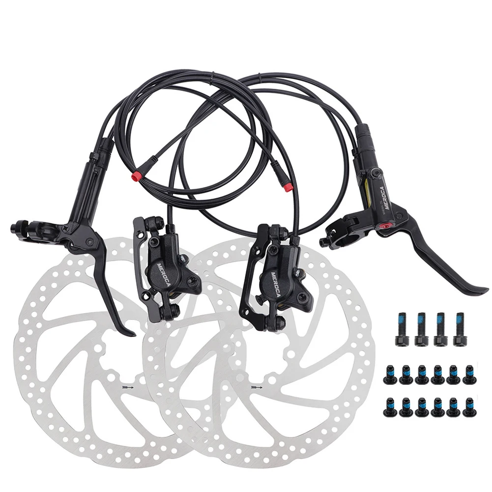 MTB E-Bike Hydraulic Disc Power-Off Oil Brake 2 Piston Calipers 160mm Brake Pads Mineral Oil Pressure Rotor For Standard 22mm
MTB E-Bike Hydraulic Disc Power-Off Oil Brake 2 Piston Calipers 160mm Brake Pads Mineral Oil Pressure Rotor For Standard 22mm