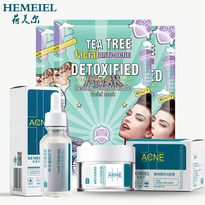HEMEIEL Acne Treatment Face Serum Skin Care Set Herbal Acne Remover Face Cream for Pimples Spots Repair Oil Control Face Essence
HEMEIEL Acne Treatment Face Serum Skin Care Set Herbal Acne Remover Face Cream for Pimples Spots Repair Oil Control Face Essence