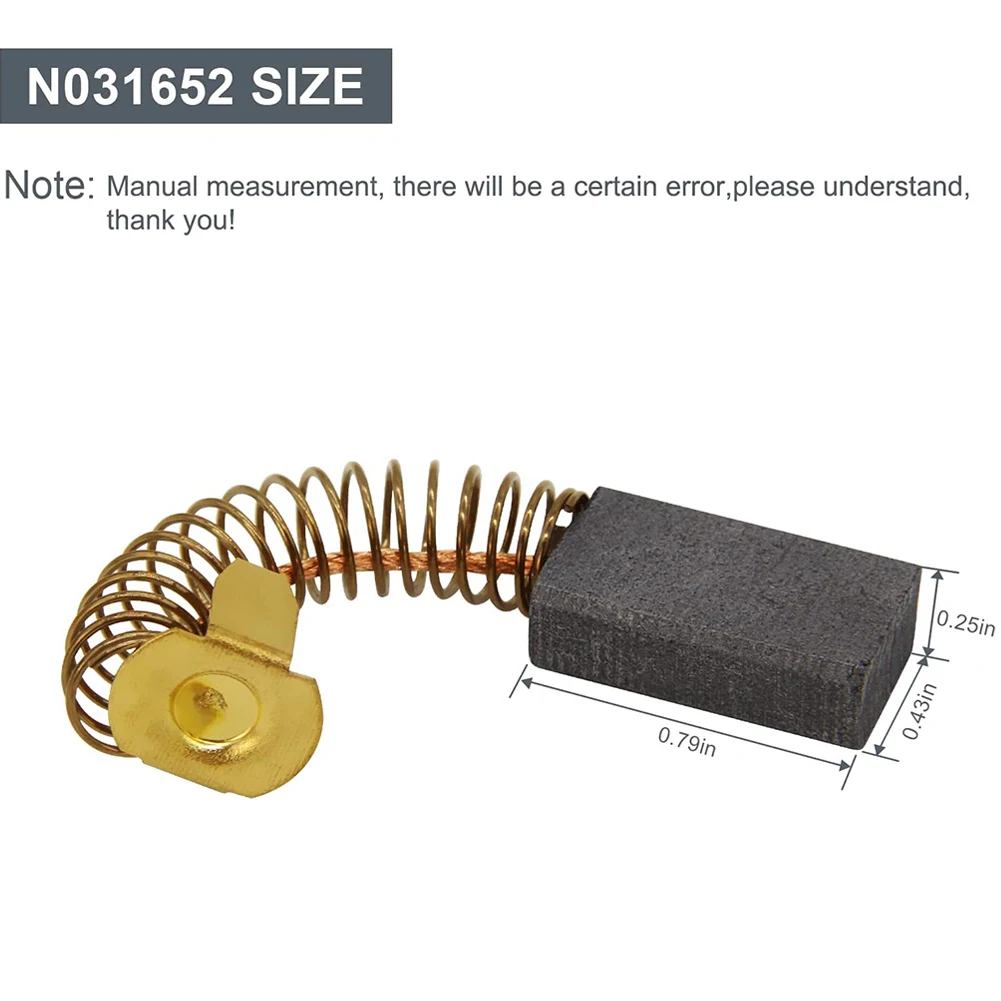Durable Angle Grinders Carbon Brushes Motor Brushes For 6302 Type 1 For 6302 Type 2 For 6302 Type 3 For 6302 Type 4
Durable Angle Grinders Carbon Brushes Motor Brushes For 6302 Type 1 For 6302 Type 2 For 6302 Type 3 For 6302 Type 4