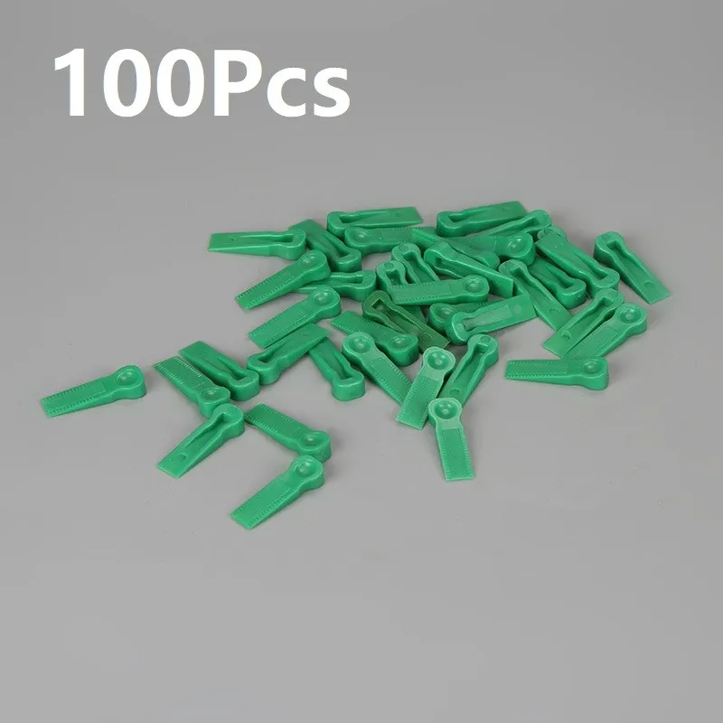 100Pcs Plastic Tile Leveling System Tool Kit Level Wedges Alignment Spacers Reusable Positioning Clips Wall Flooring Tiling Tool
100Pcs Plastic Tile Leveling System Tool Kit Level Wedges Alignment Spacers Reusable Positioning Clips Wall Flooring Tiling Tool
