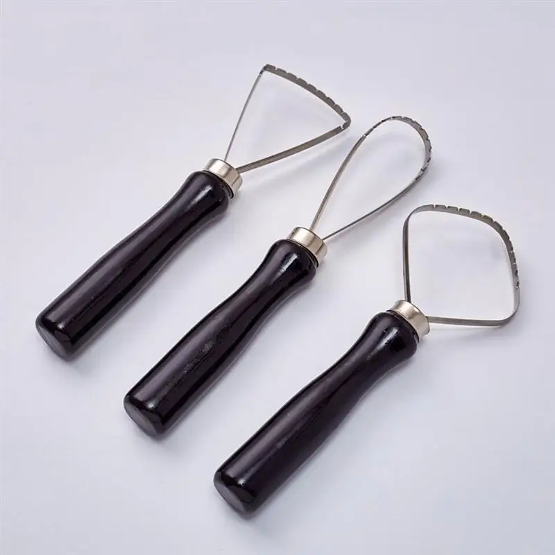 3pcs Sculpture Scraper Utility Professional Wood Handle Scraper Clay Sculpture Tools Clay Cutter for Co-worker
3pcs Sculpture Scraper Utility Professional Wood Handle Scraper Clay Sculpture Tools Clay Cutter for Co-worker