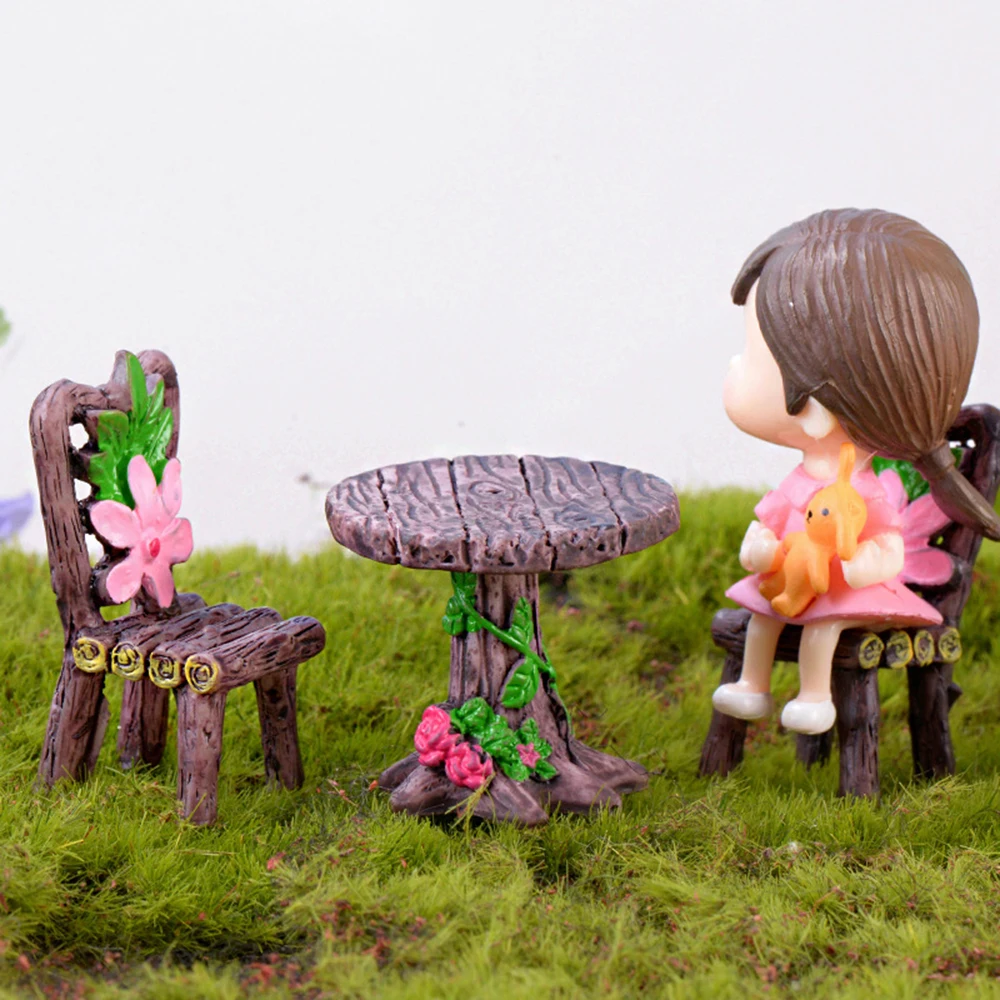 1 set of pastoral style round table and chair ornaments micro-view succulent dollhouse sand table model decorations mini coffee
1 set of pastoral style round table and chair ornaments micro-view succulent dollhouse sand table model decorations mini coffee