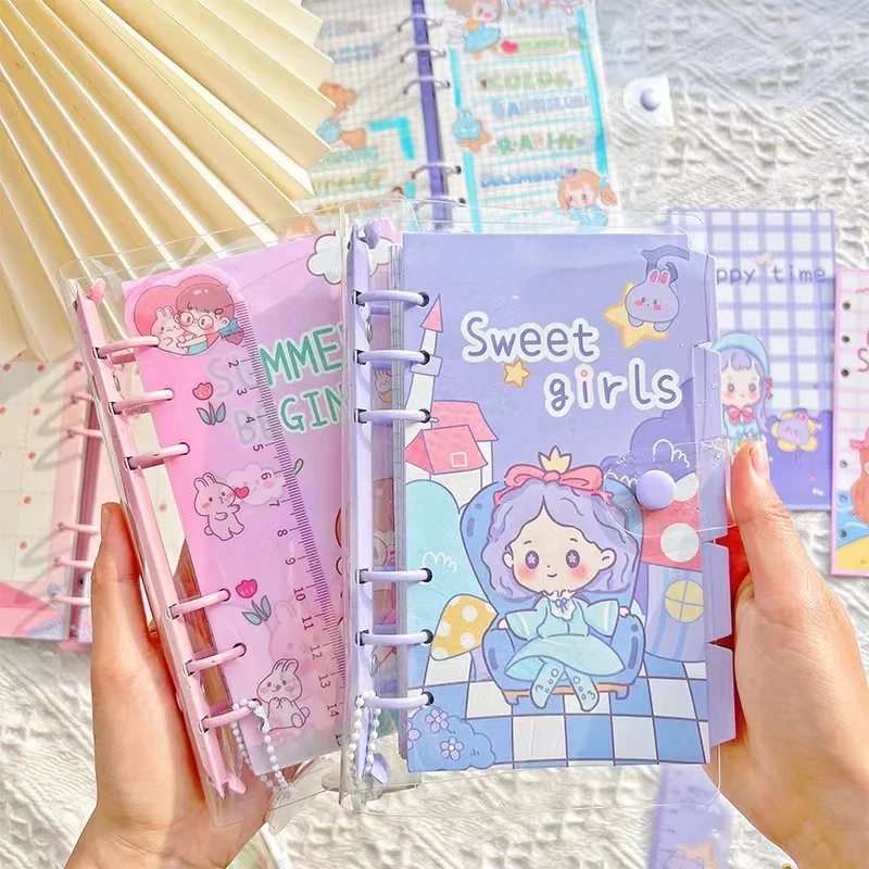 PVC Binder Notebook loose leaf Collect Book DIY Sleeves Refill Papers Journal Planner Organizer girl school Stationery
PVC Binder Notebook loose leaf Collect Book DIY Sleeves Refill Papers Journal Planner Organizer girl school Stationery