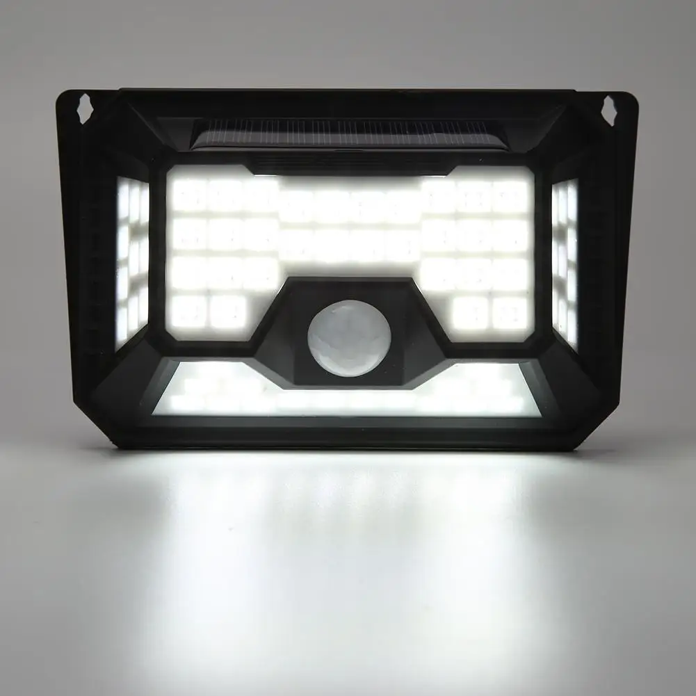 66LED Solar Wall Light Motion Sensor 3 Modes Four-sided Waterproof Garden Lamp Energy Saving and Environmental Protection 
66LED Solar Wall Light Motion Sensor 3 Modes Four-sided Waterproof Garden Lamp Energy Saving and Environmental Protection