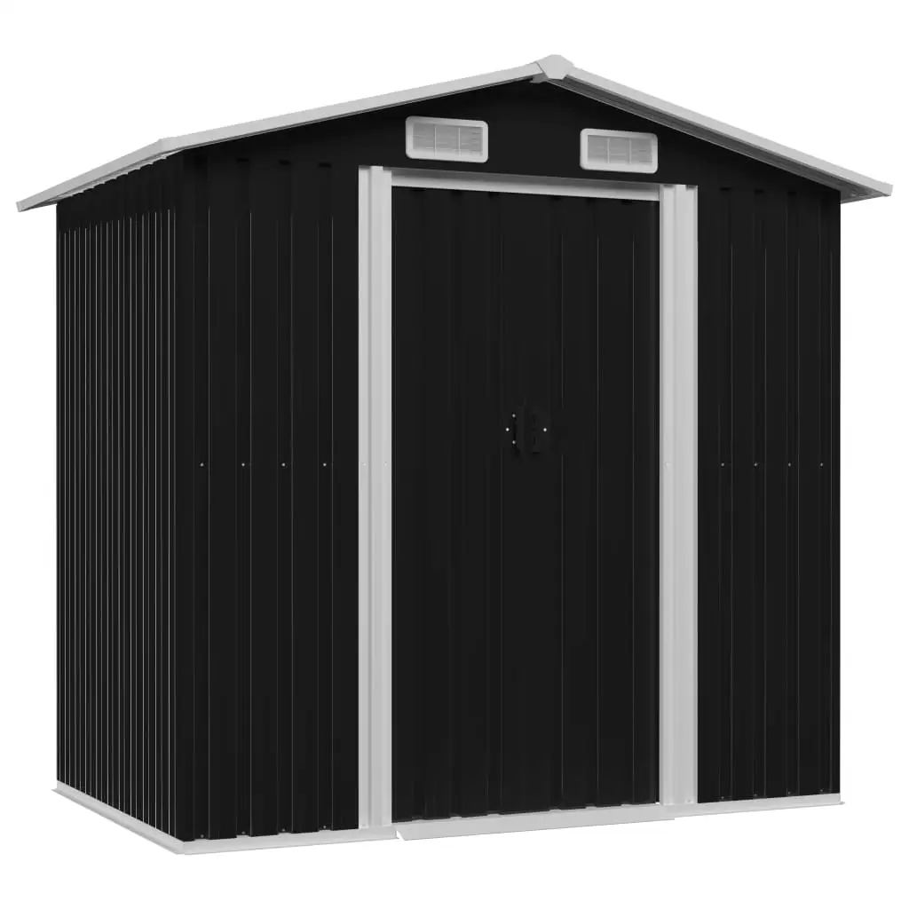 Garden Storage Sheds, Galvanised Steel Outdoor Tool Shed, Patio Decoration, Anthracite 204x132x186 cm
Garden Storage Sheds, Galvanised Steel Outdoor Tool Shed, Patio Decoration, Anthracite 204x132x186 cm