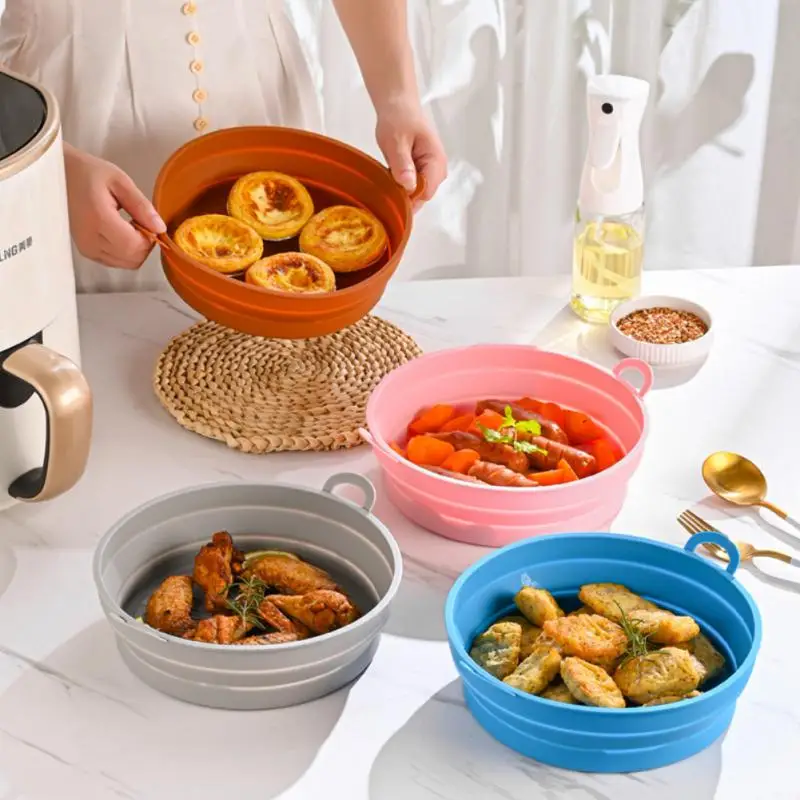 Roundtray Air Fryer Oven Grill Dual Handles Liner No-stick Fried Chicken Mat Reusable Grill Pan Hot Grill Baking Pan Tool 2023
Roundtray Air Fryer Oven Grill Dual Handles Liner No-stick Fried Chicken Mat Reusable Grill Pan Hot Grill Baking Pan Tool 2023