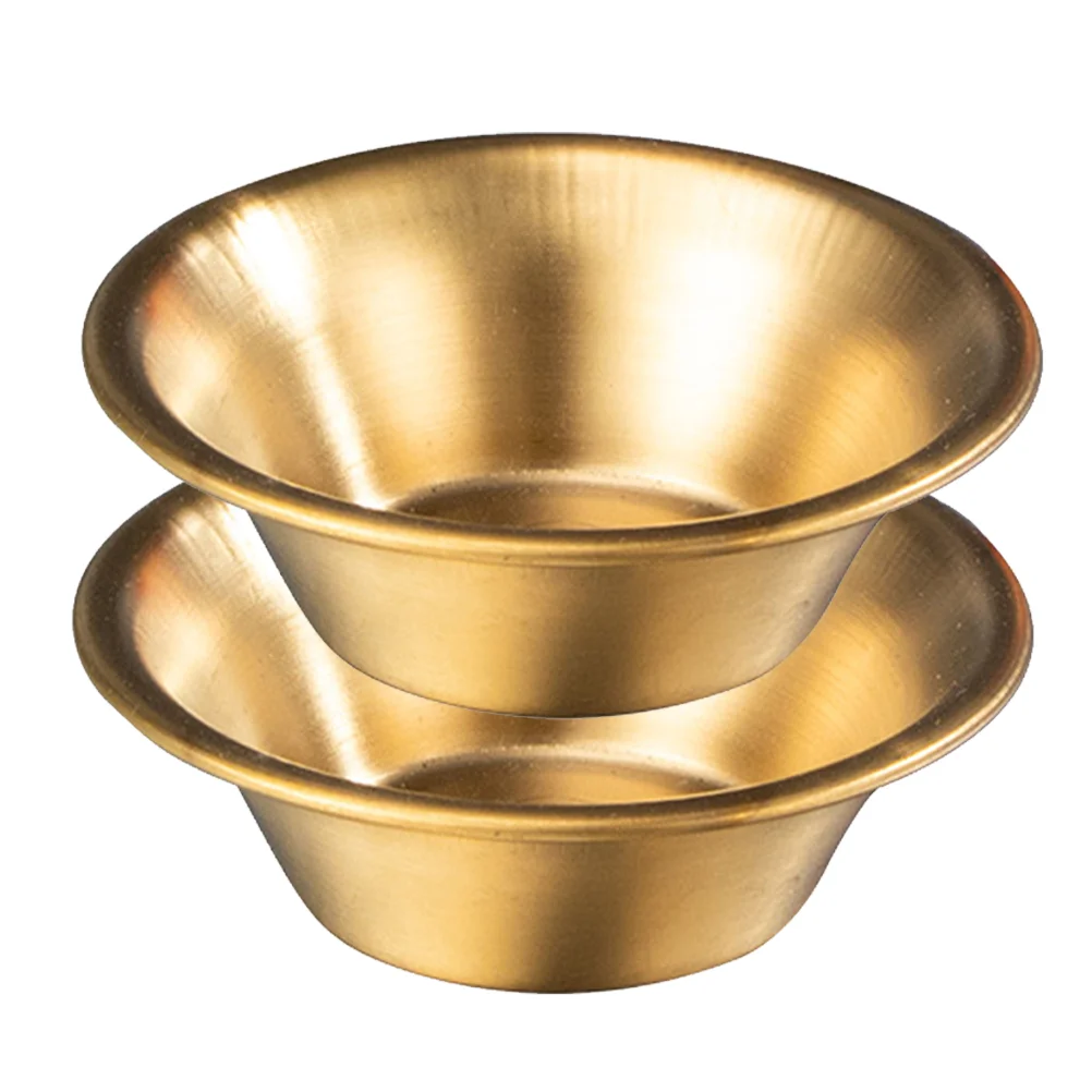 2Pcs Sauce Plate Stainless Steel Portion Cups Soy Sauce Dishes Ketchup Dipping Cups Stainless Ramekins 
2Pcs Sauce Plate Stainless Steel Portion Cups Soy Sauce Dishes Ketchup Dipping Cups Stainless Ramekins