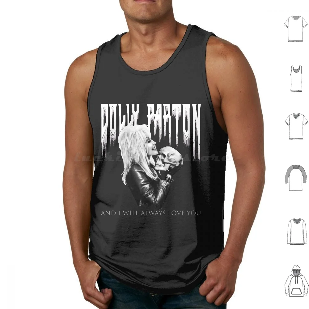 

Heavy Metal T-Shirtgoth M Tank Tops Print Cotton Retro Dolly Partons Men Women What Would Dolly Do Vintage Parton