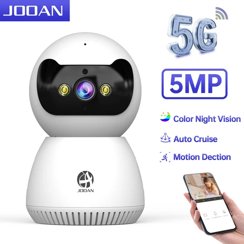 Jooan 5MP 3MP IP-камера 5G Wi-Fi домашняя камера безопасности AI слежения камера видеонаблюдения цвет ночного видения Smart Baby Monitor