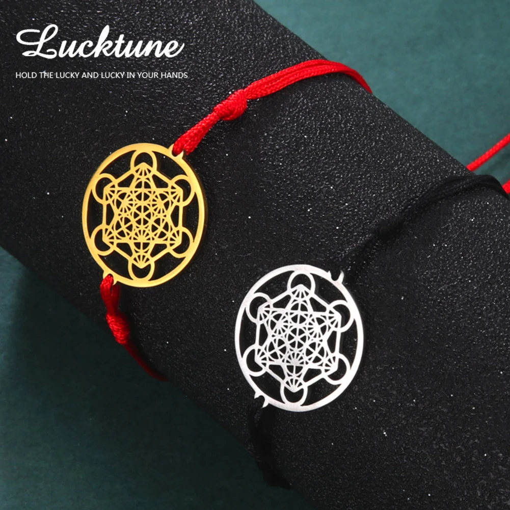 Регулируемый веревочный браслет Lucktune из нержавеющей стали с цветком жизни, амулет с подвеской в виде Луны, браслет богини для женщин и мужчи...
Регулируемый веревочный браслет Lucktune из нержавеющей стали с цветком жизни, амулет с подвеской в виде Луны, браслет богини для женщин и мужчи...