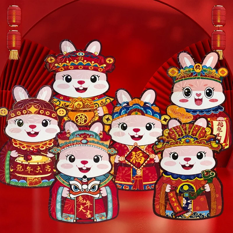 6pcs New Year Red Envelope 2023 Rabbit Year Red Packets Chinese Spring Festival Money Bags Wedding Gift Bag Kids Lucky Pouch 
6pcs New Year Red Envelope 2023 Rabbit Year Red Packets Chinese Spring Festival Money Bags Wedding Gift Bag Kids Lucky Pouch