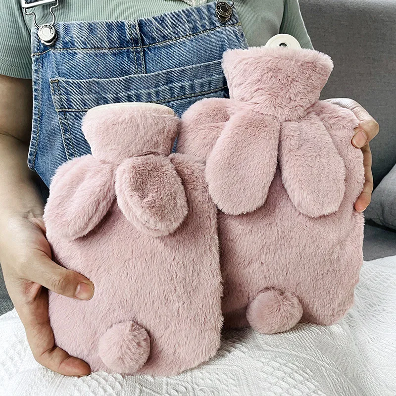 Cartoon Bunny Hot Water Bags Plush Hand Warmer Winter Cold-Proof Hot Water Bottle Cute Rabbit Warm Bag Large Capacity Water Bag
Cartoon Bunny Hot Water Bags Plush Hand Warmer Winter Cold-Proof Hot Water Bottle Cute Rabbit Warm Bag Large Capacity Water Bag