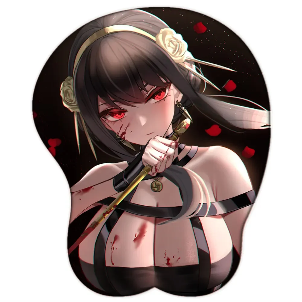 Rose Elegant Lady Yor Forger Sexy 3D Breast Mouse Pad SPY×FAMILY Soft Silicone Big Opaii Mousepad with Wrist Rest Desk Pad
Rose Elegant Lady Yor Forger Sexy 3D Breast Mouse Pad SPY×FAMILY Soft Silicone Big Opaii Mousepad with Wrist Rest Desk Pad