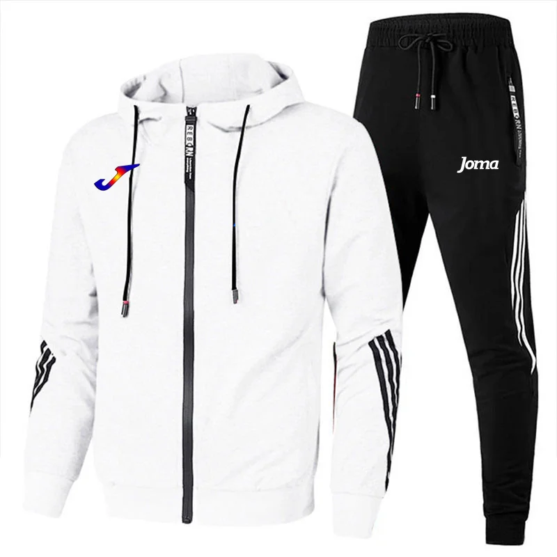 Spring and Autumn JOMA Fashion Zip Hooded Sweater Sweater Casual Sportswear Men's Suit Clothes + Pants Men's Set
Spring and Autumn JOMA Fashion Zip Hooded Sweater Sweater Casual Sportswear Men's Suit Clothes + Pants Men's Set
