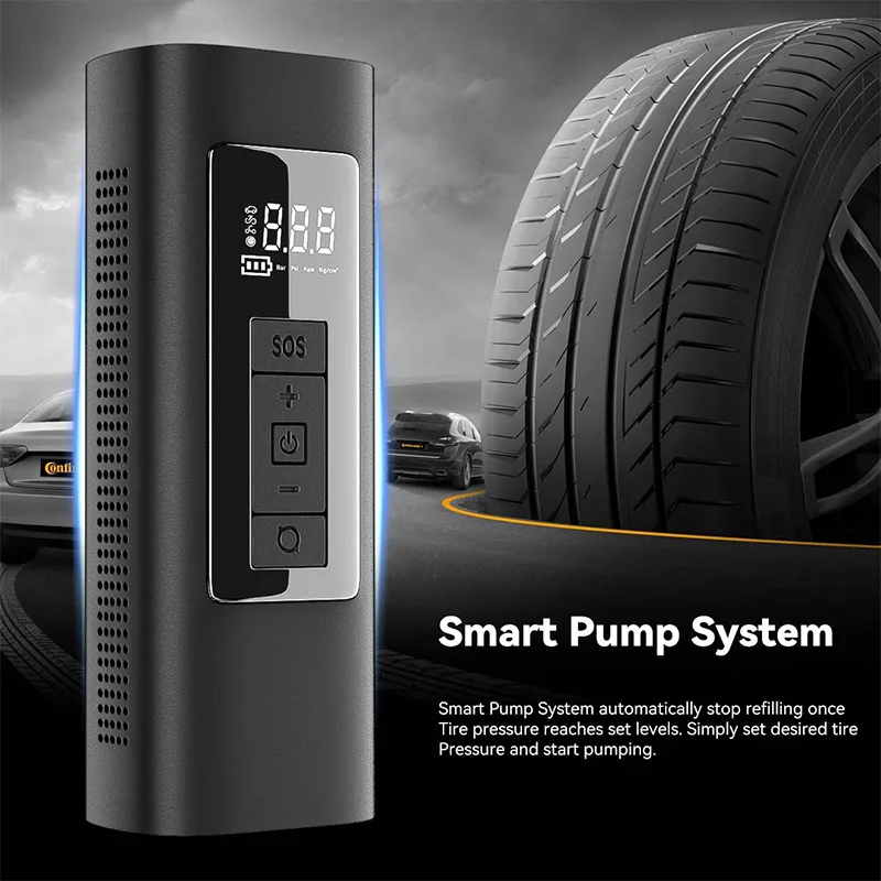 Mini Car Air Compressor Portable 12V 130PSI Car Tire Inflator Smart Digital Inflatable Pump For Car Bicycle Boat Air Pump
Mini Car Air Compressor Portable 12V 130PSI Car Tire Inflator Smart Digital Inflatable Pump For Car Bicycle Boat Air Pump
