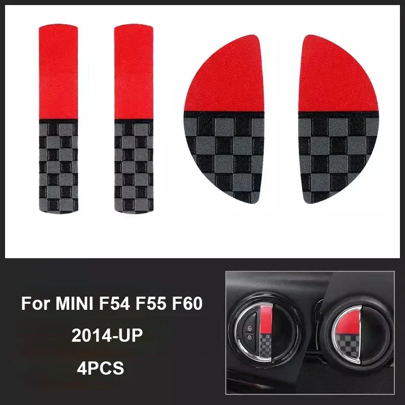 Кожаная наклейка на дверную ручку автомобиля для MINI Cooper JCW Clubman F54 F55 F60 Countryman R55 R56 R58 R59 R60 R61 Наклейки на интерьер 
Кожаная наклейка на дверную ручку автомобиля для MINI Cooper JCW Clubman F54 F55 F60 Countryman R55 R56 R58 R59 R60 R61 Наклейки на интерьер