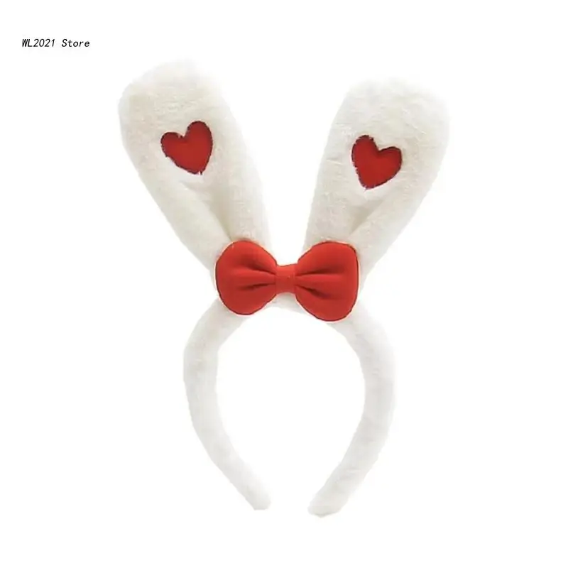Embroidery Heart Bunny Ear Shape Hair Hoop Cute Hair Holder Easter Cosplay Party Costume Headwear for Children Women 
Embroidery Heart Bunny Ear Shape Hair Hoop Cute Hair Holder Easter Cosplay Party Costume Headwear for Children Women