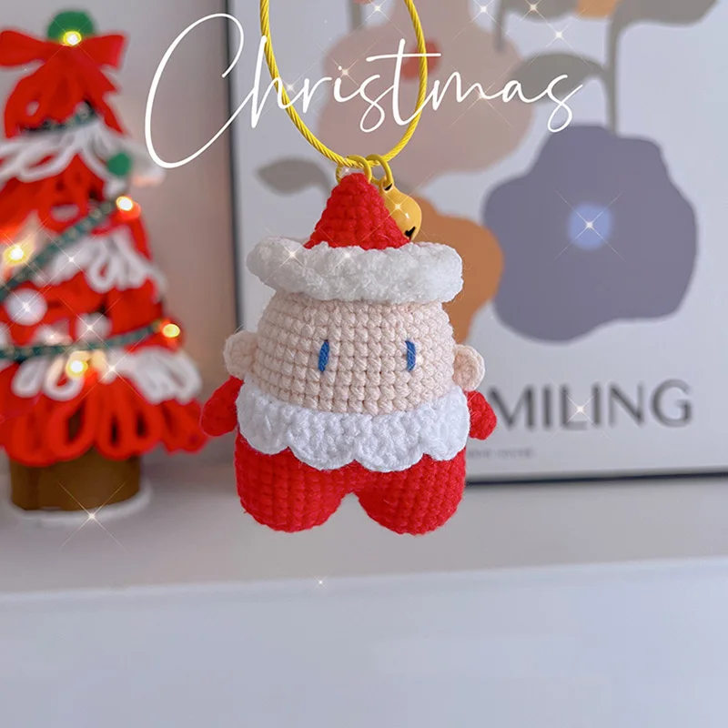 Cute Crocheted Santa Claus Key Chains Keyrings Holders Decorative Bags Pendants Festival Gift Accessories
Cute Crocheted Santa Claus Key Chains Keyrings Holders Decorative Bags Pendants Festival Gift Accessories