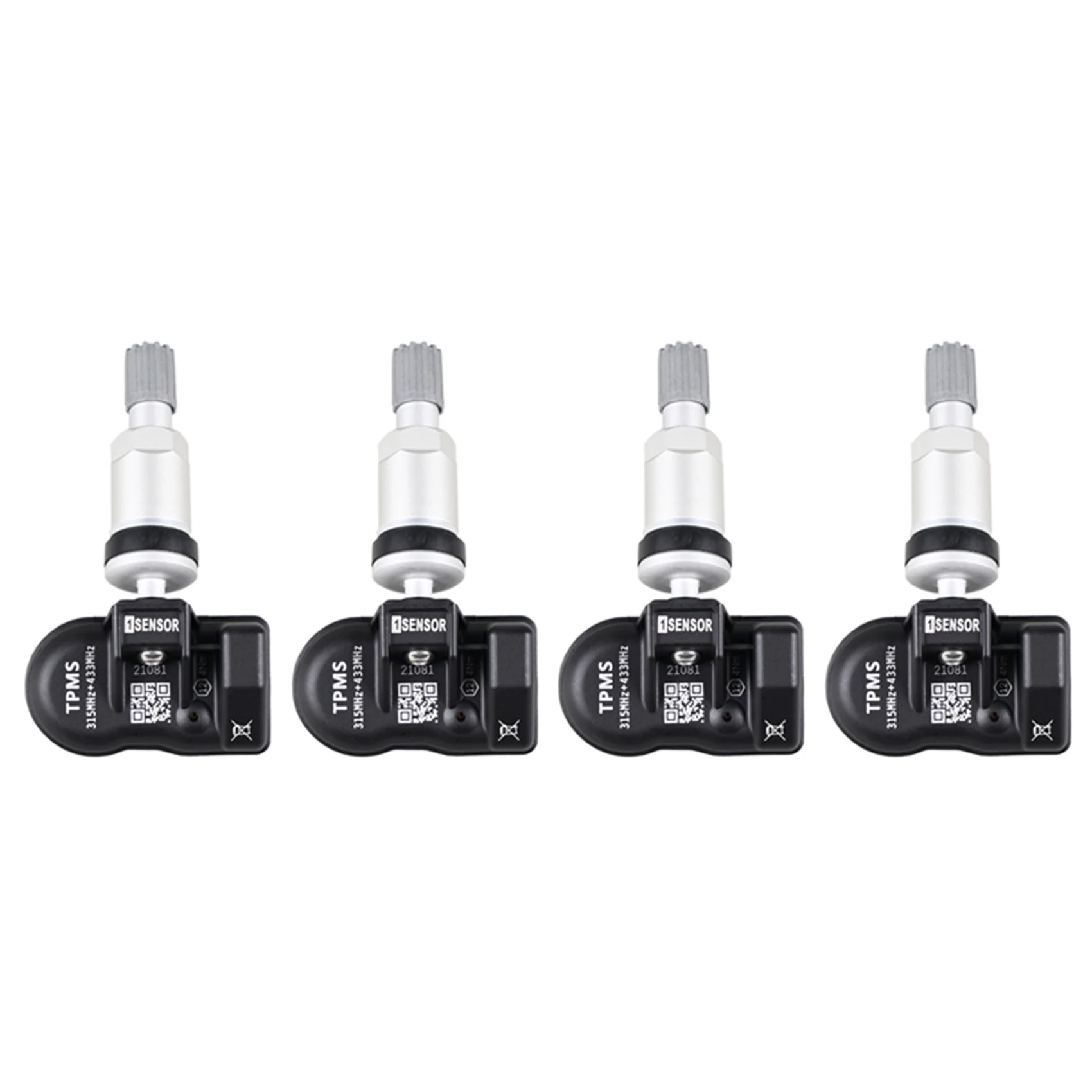 4Pcs TPMS Sensor 433MHz 315MHZ Sensor Universal 2 in 1 Tire Programmable TPMS Sensor for Tire Pressure Monitoring System
4Pcs TPMS Sensor 433MHz 315MHZ Sensor Universal 2 in 1 Tire Programmable TPMS Sensor for Tire Pressure Monitoring System