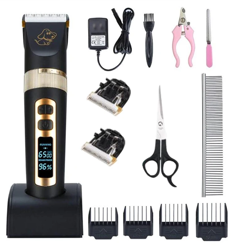 P9 P2 Professional Pet Shaver Cat Dog Hair Cutter Trimmer Dog Grooming Kit Rechargeable Electrical Animal Pet Clippers
P9 P2 Professional Pet Shaver Cat Dog Hair Cutter Trimmer Dog Grooming Kit Rechargeable Electrical Animal Pet Clippers