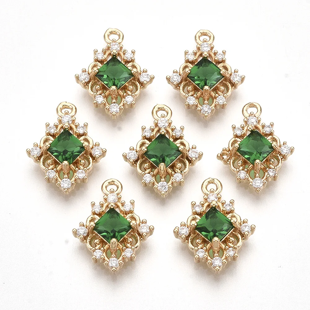 Pandahall 2pcs Rhombus Golden Color Tone Brass Pendants with Faceted Glass Rhinestone For Necklace Bracelet Jewelry Making Gift
Pandahall 2pcs Rhombus Golden Color Tone Brass Pendants with Faceted Glass Rhinestone For Necklace Bracelet Jewelry Making Gift
