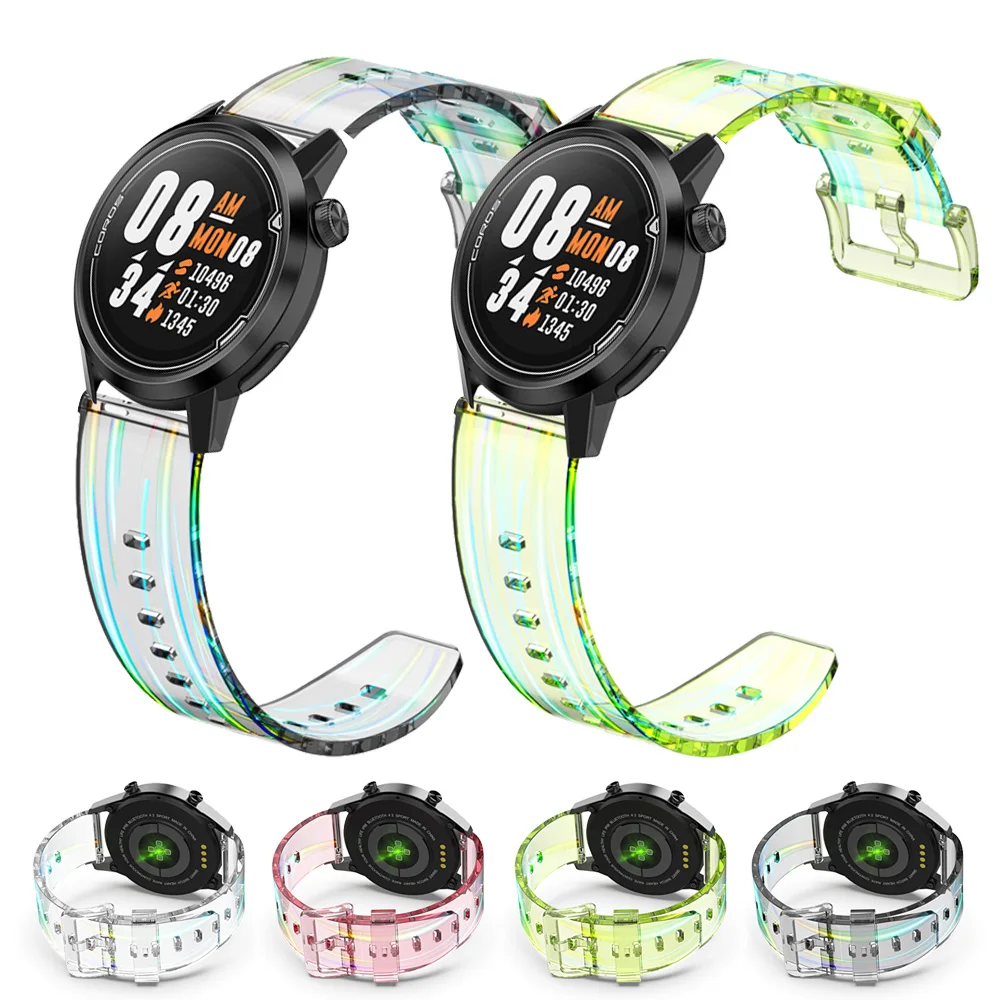 Transparent Silicone Strap For COROS PACE 2 Band For COROS APEX Pro APEX 46mm 42mm Wristbands Watchbands Bracelet Accessories
Transparent Silicone Strap For COROS PACE 2 Band For COROS APEX Pro APEX 46mm 42mm Wristbands Watchbands Bracelet Accessories