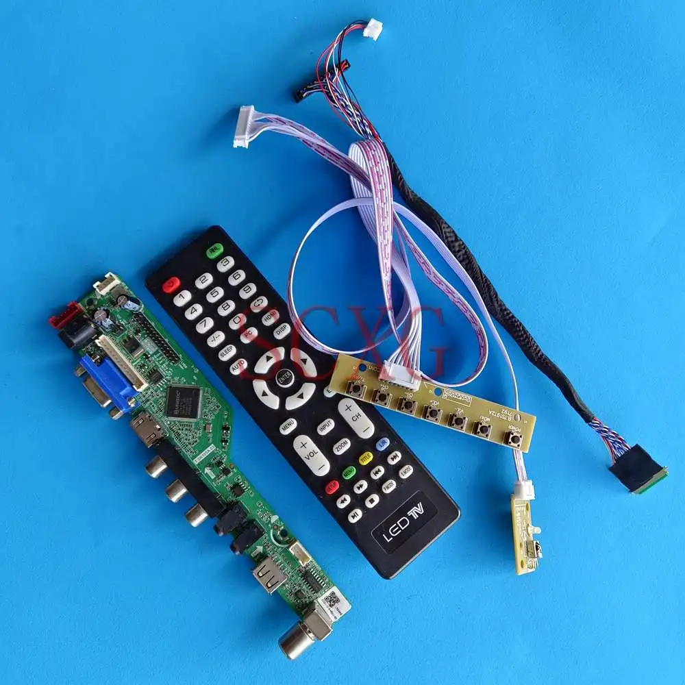Плата контроллера ЖК-экрана подходит для Φ AV VGA USB HDMI-совместимая с 1366 768 LVDS 40 Pin 15,6 "комплект аналогового сигнала ТВ «сделай сам»
Плата контроллера ЖК-экрана подходит для Φ AV VGA USB HDMI-совместимая с 1366 768 LVDS 40 Pin 15,6 "комплект аналогового сигнала ТВ «сделай сам»