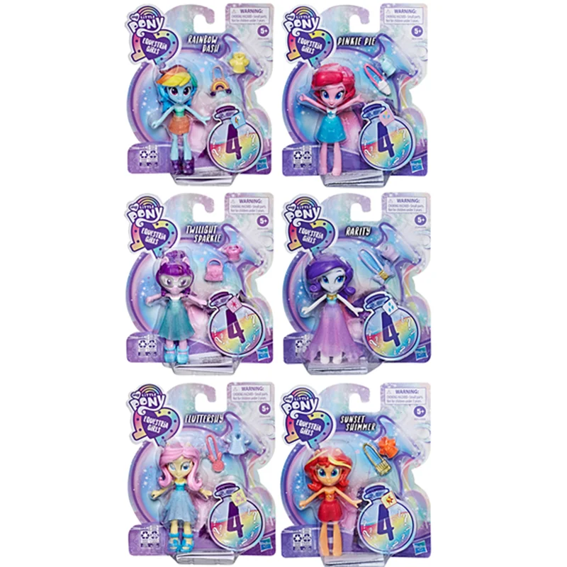 

Hasbro My Little Pony Fashion Dolls Pinkie Pie Fluttershy Applejack Action Figures Model Toy Children's Birthday Gifts