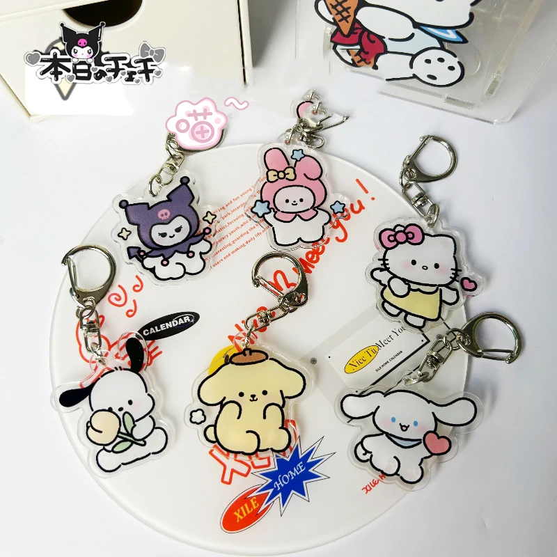 Kawaii Sanrio брелок Kuromi Cinnamoroll аниме милый школьный портфель сумка Подвеска декоративные аксессуары Игрушки для девочек
Kawaii Sanrio брелок Kuromi Cinnamoroll аниме милый школьный портфель сумка Подвеска декоративные аксессуары Игрушки для девочек