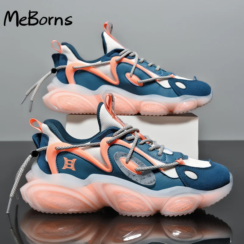 High Top Men's Runing Shoes Spring Chunky Sneakers Comfortable Sport Shoes Outdoor Gym Walking Shoes Designer Reflective Shoes
High Top Men's Runing Shoes Spring Chunky Sneakers Comfortable Sport Shoes Outdoor Gym Walking Shoes Designer Reflective Shoes