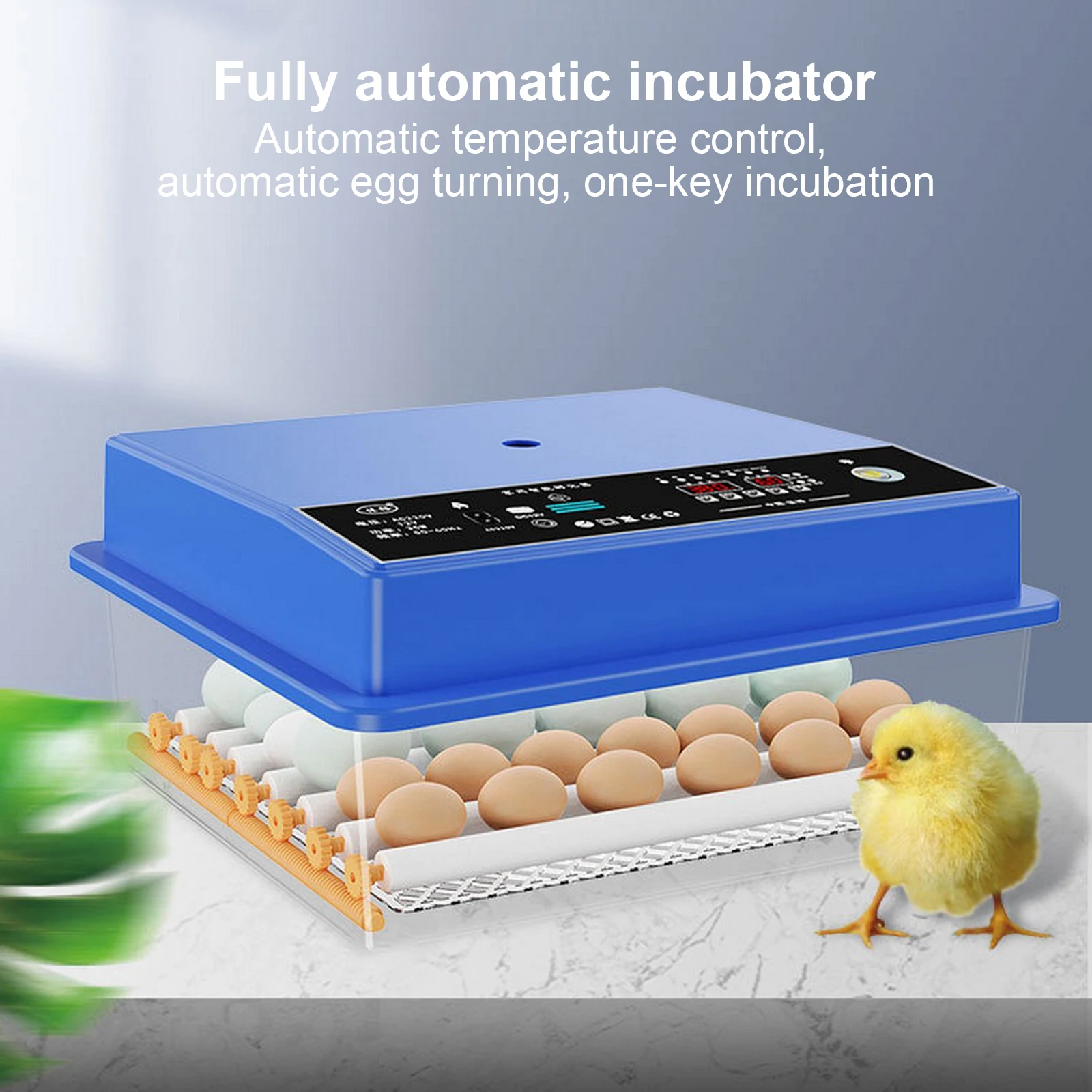 16-120 Eggs Digital Brooder Mini Small Temperature Hatchery Egg Incubator Hatcher for Chicken Duck Bird Pigeon Quail Breeding
16-120 Eggs Digital Brooder Mini Small Temperature Hatchery Egg Incubator Hatcher for Chicken Duck Bird Pigeon Quail Breeding