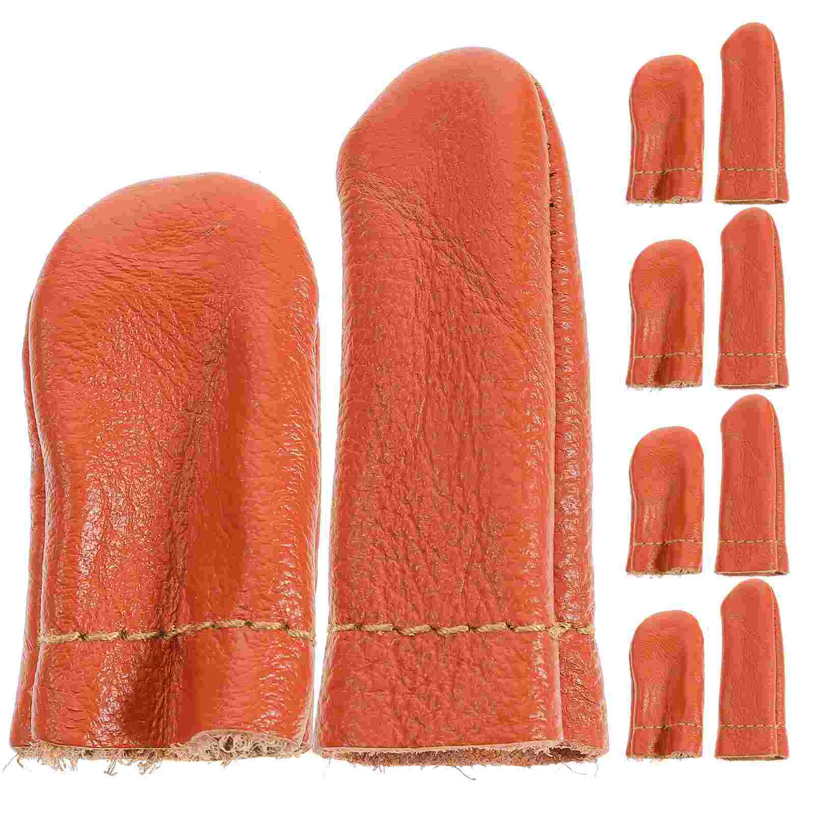 20 Pcs Needle Finger Cots DIY Felting Protector Thumb Protectors Work Braiding Tools
20 Pcs Needle Finger Cots DIY Felting Protector Thumb Protectors Work Braiding Tools