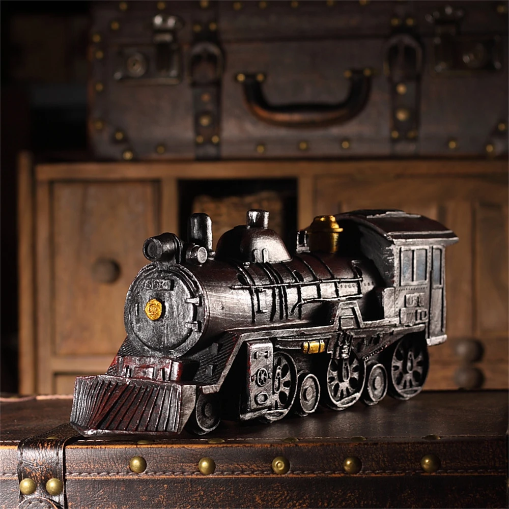 Ancient Train Statue Resin Sculpture Figurine Office Home Decoration Ornaments Desktop Decor Handmade Craft Modern Art
Ancient Train Statue Resin Sculpture Figurine Office Home Decoration Ornaments Desktop Decor Handmade Craft Modern Art