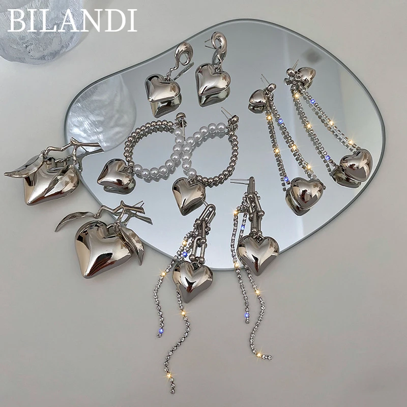 Bilandi S925 needle Modern Jewelry Multi Love Earrings 2022 New Trend Exaggerated Dangle Drop Earrings For Women Party Gifts
Bilandi S925 needle Modern Jewelry Multi Love Earrings 2022 New Trend Exaggerated Dangle Drop Earrings For Women Party Gifts