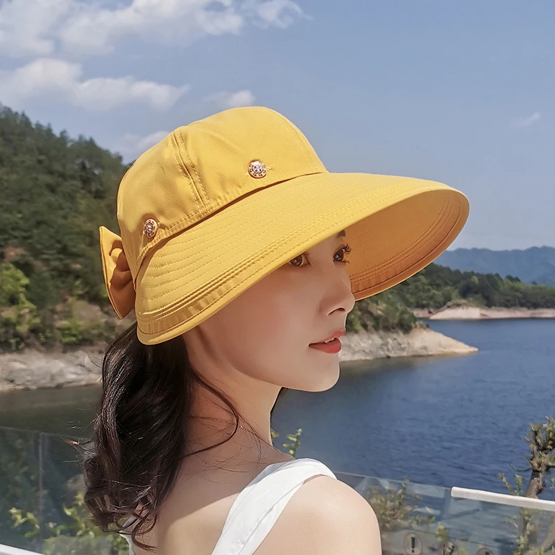 Multi-color Cap Women Summer Foldable Two Wearing Sun Hat Outdoor UV Protection Wide Large Brim Hat Beach Cap Empty To Visor Hat
Multi-color Cap Women Summer Foldable Two Wearing Sun Hat Outdoor UV Protection Wide Large Brim Hat Beach Cap Empty To Visor Hat