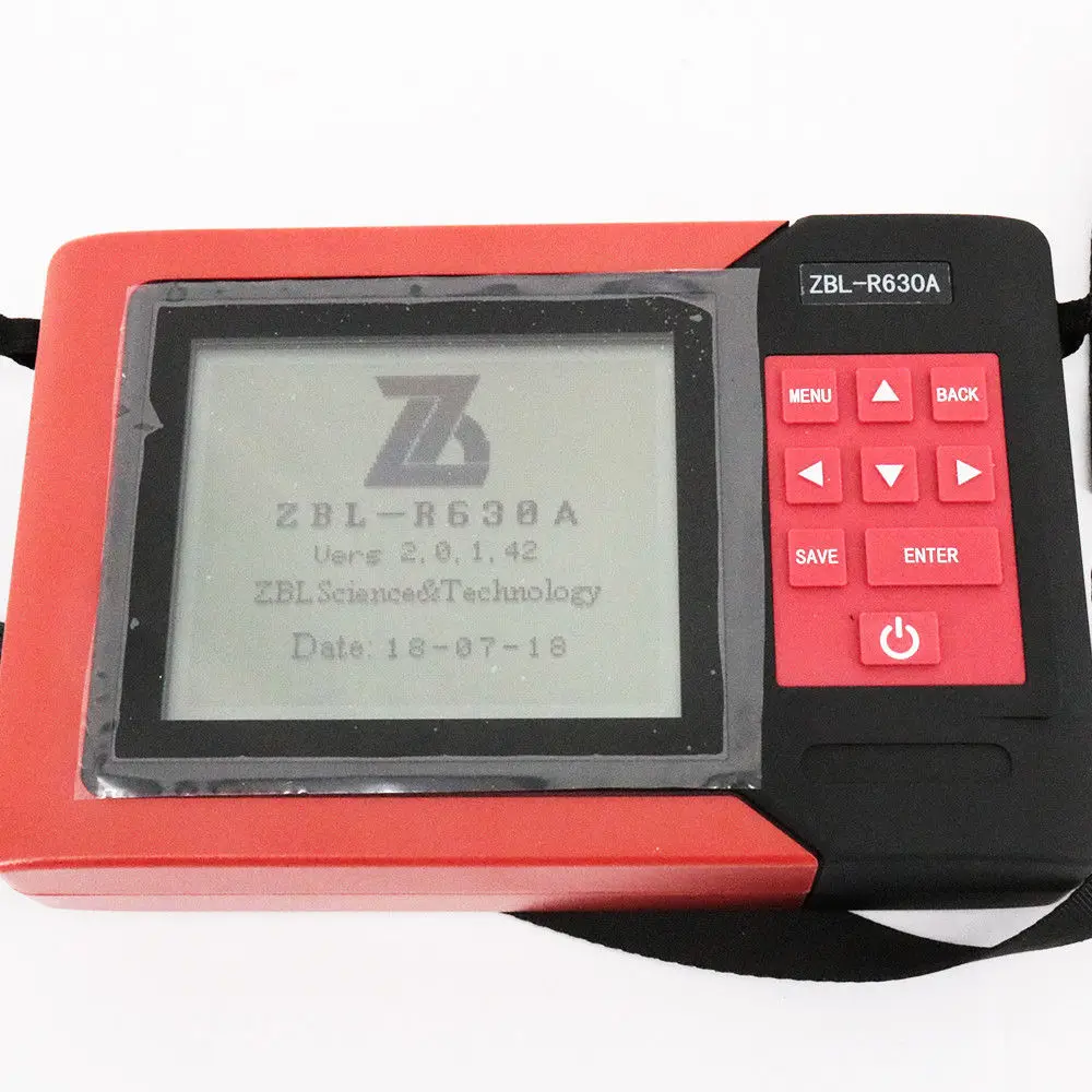 Newest ZBL-R630A Rebar Locator Finder Detector ZBLR630A Concrete Reinforcement Tester Rebar Locator Range 6mm~50mm
Newest ZBL-R630A Rebar Locator Finder Detector ZBLR630A Concrete Reinforcement Tester Rebar Locator Range 6mm~50mm