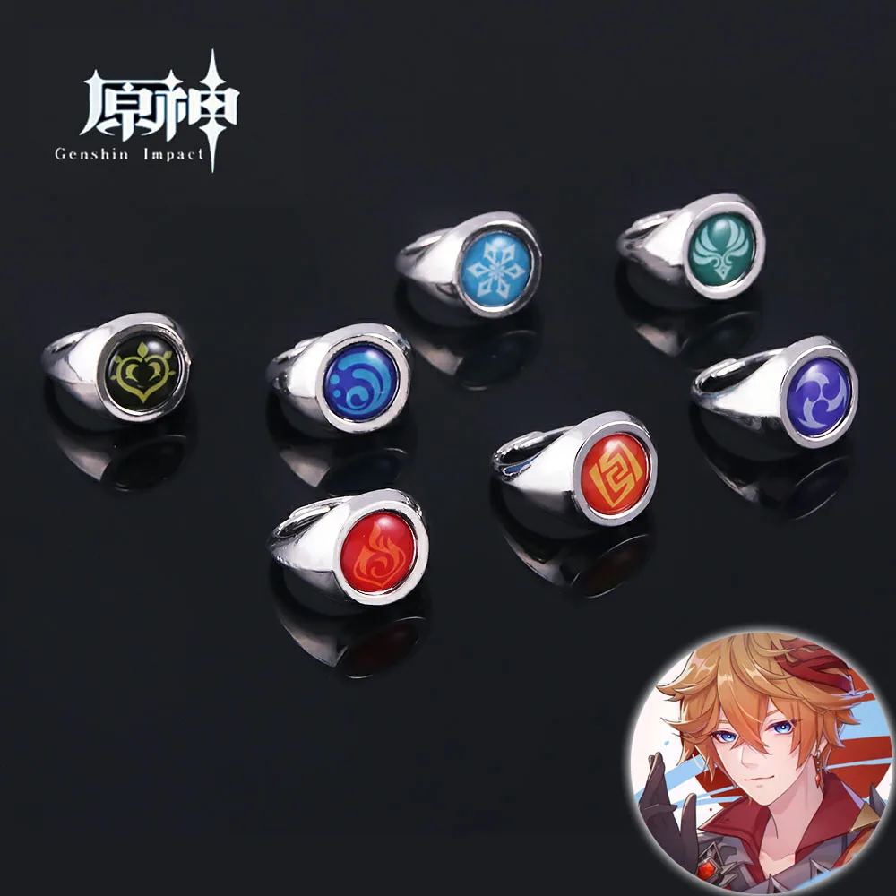 Game Genshin Impact Ring Delicate Craft Finger Ring For Women Men Anime Cosplay Props Casual Jewelry Gift Gamer Accessories
Game Genshin Impact Ring Delicate Craft Finger Ring For Women Men Anime Cosplay Props Casual Jewelry Gift Gamer Accessories