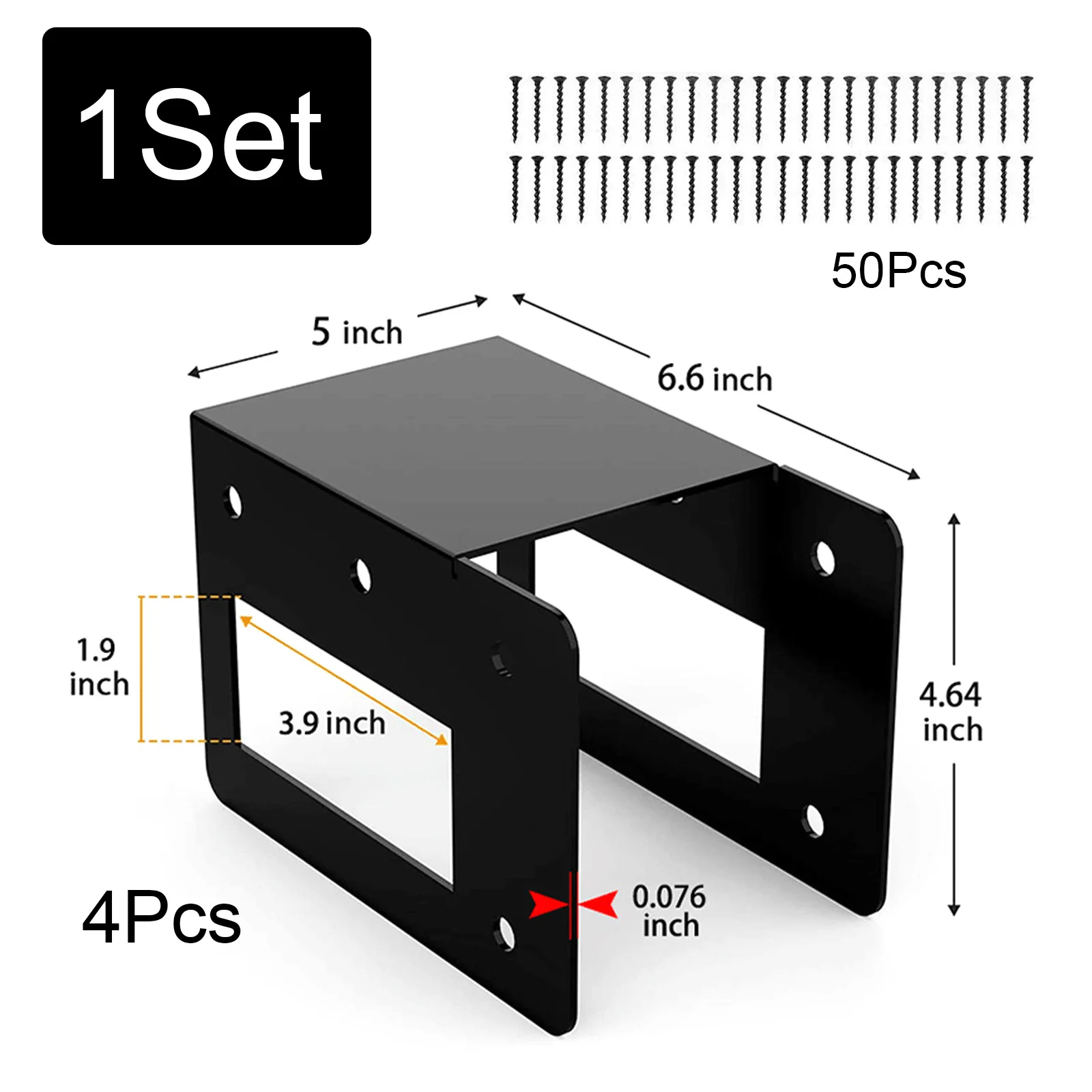 4pcs Firewood Rack Bracket+50 Screws Outdoor Log Storage Rack Stand Kit Fire Pits Barbecues Garden Indoor Accessories
4pcs Firewood Rack Bracket+50 Screws Outdoor Log Storage Rack Stand Kit Fire Pits Barbecues Garden Indoor Accessories